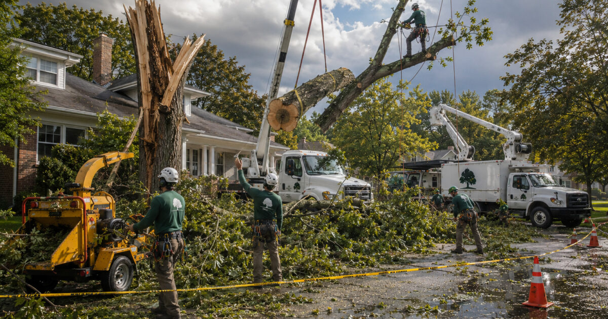 Emergency Tree Removal After Storm Damage in Buffalo