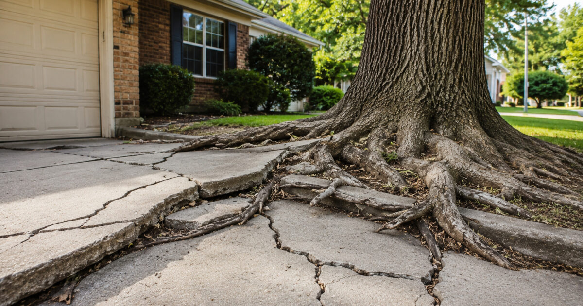 How Tree Roots Damage Foundations and Driveways Over Time