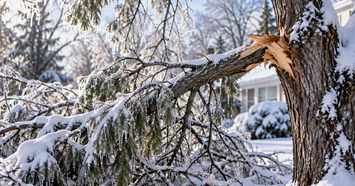 How Snow and Ice Damage Tree Care in Buffalo Winters