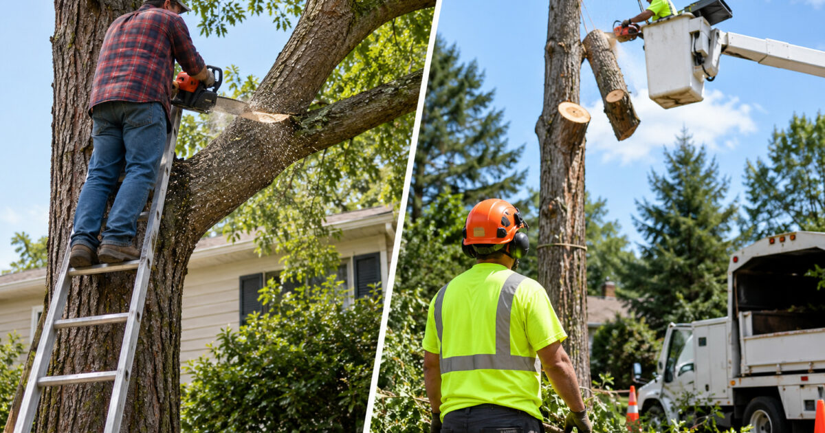 DIY Tree Removal vs Professional Tree Removal Which Is Safer for Homeowners